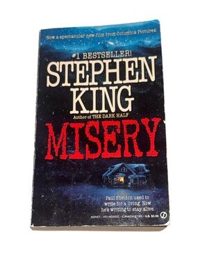 STEPHEN KING Misery First Signet Printing 1988 Paperback Horror Fiction